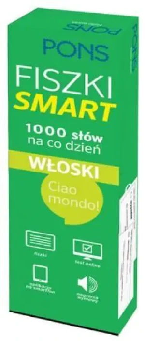 Fiszki Smart. 1000 słów na co dzień. Włoski - praca zbiorowa - książka