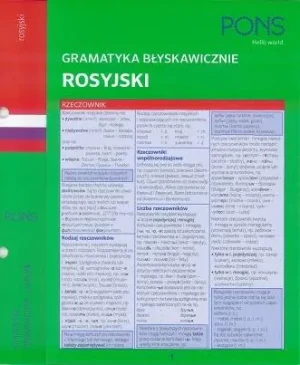 Błyskawicznie. Gramatyka. Język rosyjski - praca zbiorowa - książka