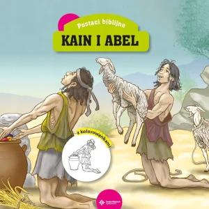 Kain i abel z kolorowankami postaci biblijne - Maria Jankowska, Piotr Krzyżewski - książka