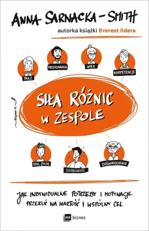 Siła różnic w zespole. Jak indywidualnie potrzeby i motywacje przekuć na wartość i wspólny cel - Anna Sarnacka-Smith - książka