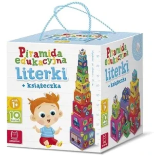 Dla dzieci - Piramida edukacyjna. Literki + książeczka - praca zbiorowa - książka