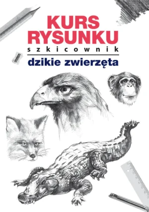 Kurs rysunku, szkicownik. Dzikie zwierzęta - Jagielski Mateusz - książka