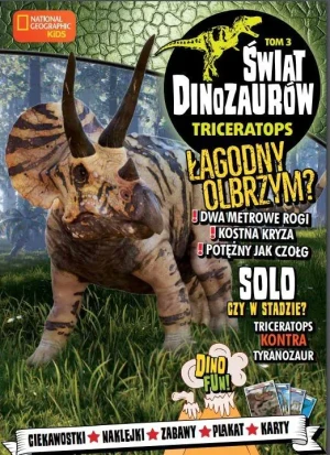 Świat Dinozaurów T.3 Triceratops - praca zbiorowa - książka
