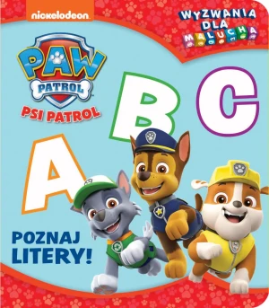 Psi Patrol. Wyzwania dla malucha. Poznaj litery! - praca zbiorowa - książka