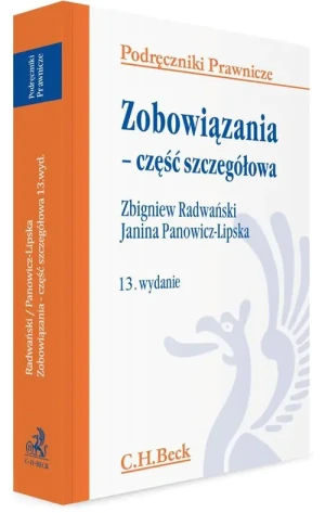 Zobowiązania - część szczegółowa. Podręczniki prawnicze - Radwański Zbigniew, Panowicz-Lipska Janina - książka