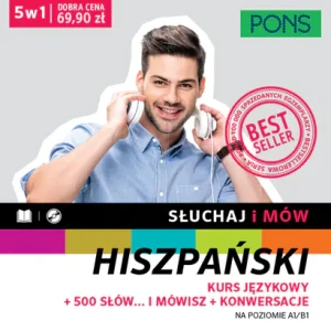 Pakiet 5w1. Słuchaj i mów. Hiszpański. Kurs językowy na poziomie A1/B1 + CD - praca zbiorowa - książka