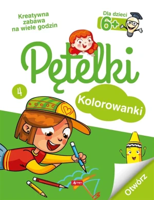 Pętelki. Kolorowanki - praca zbiorowa - książka