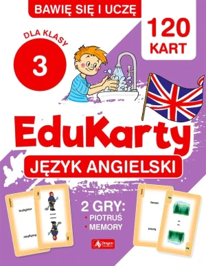 Język angielski dla klasy 3. EduKarty - Bartłomiej Paszylk - książka