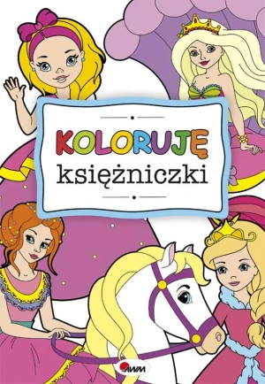 Koloruję księżniczki - Opracowanie zbiorowe - książka