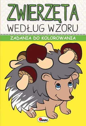Zadania do kolorowania. Zwierzęta według wzoru - Piotr Kozera - książka