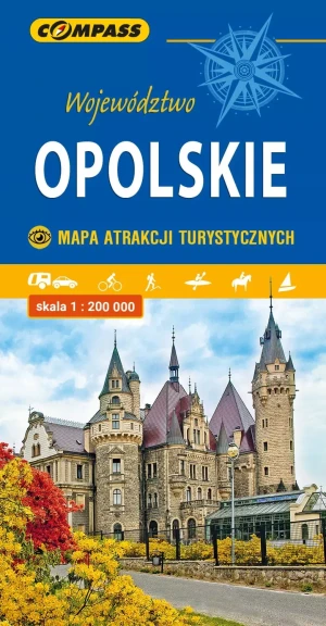 Mapa atrakcji tur. - Województwo Opolskie 1:200000 - praca zbiorowa - książka