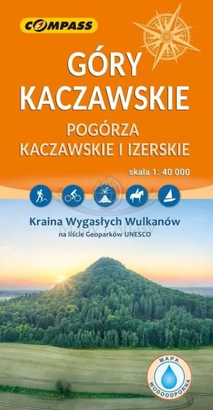 Mapa turystyczna Góry Kaczawskie 1:40 000 - praca zbiorowa - książka