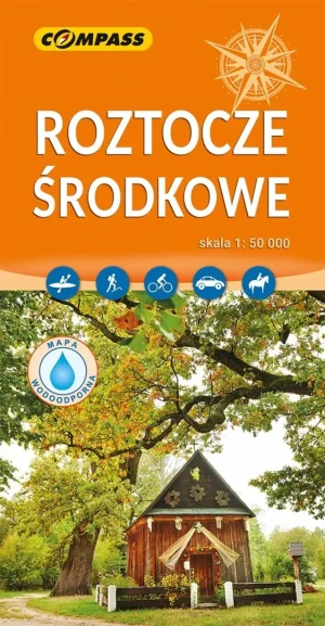 Mapa turystyczna - Roztocze Środkowe 1:50 000 - praca zbiorowa - książka