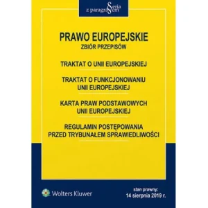 Prawo Europejskie Zbiór przepisów - praca zbiorowa - książka
