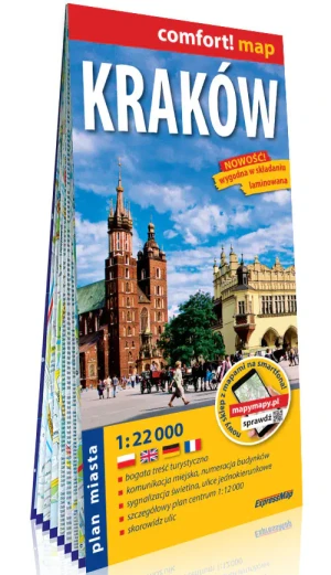 Kraków. Plan miasta 1:22 000 -  - książka