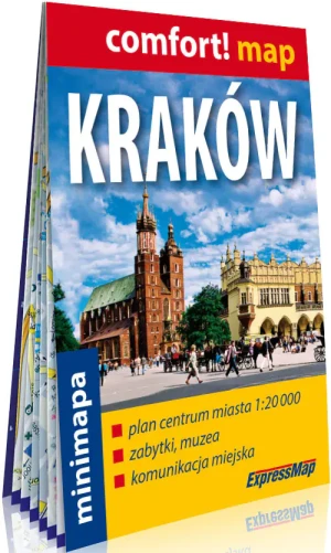 Kraków. Plan miasta 1:20 000 - praca zbiorowa - książka