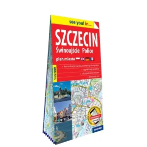 Szczecin, Świnoujście, Police. Plan miasta 1:22 000 - praca zbiorowa - książka