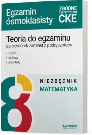 Niezbędnik z teorią. Egzamin ósmoklasisty. Matematyka - Kinga Gałązka - książka