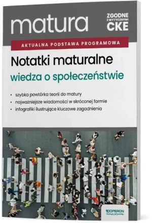 Matura 2027. Wiedza o społeczeństwie. Notatki. Zakres rozszerzony - praca zbiorowa - książka