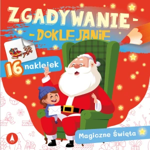 Zgadywanie-doklejanie. Magiczne święta - Sabina Grabias - książka