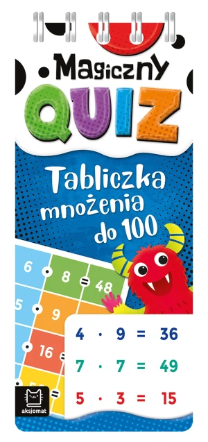 Książka Magiczny quiz. Tabliczka mnożenia do 100. Spirala - Agnieszka Bator - książka