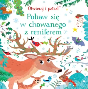 Pobaw się w chowanego z reniferem. Otwieraj i patrz! - Sam Taplin, Gareth Lucas - książka