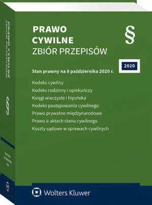 Prawo cywilne Zbiór przepisów. Stan prawny na 8 października 2020r (wyd. 54/2020) - praca zbiorowa - książka