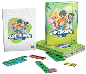Pakiet: Supersmyki. Poziom B. Pięciolatek - praca zbiorowa - książka