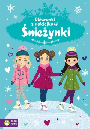 Śnieżynki. Naklejkowe ubieranki -  - książka