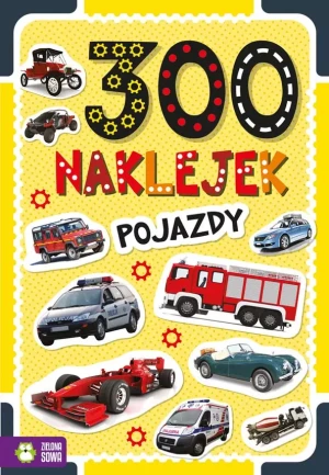 300 naklejek. Pojazdy - praca zbiorowa - książka