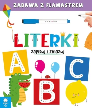 Literki. Zapisuj i zmazuj - praca zbiorowa - książka