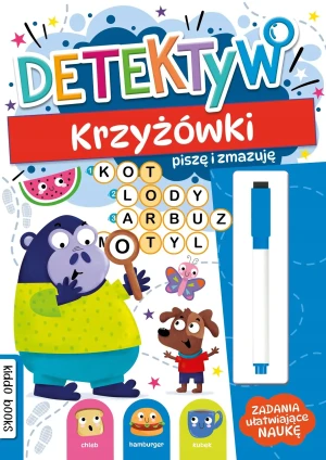 Detektyw. Krzyżówki. Piszę i zmazuję - praca zbiorowa - książka