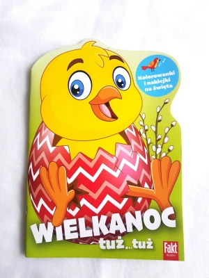 Wielkanoc tuż...tuż. Kolorowanki z naklejkami.. - praca zbiorowa - książka