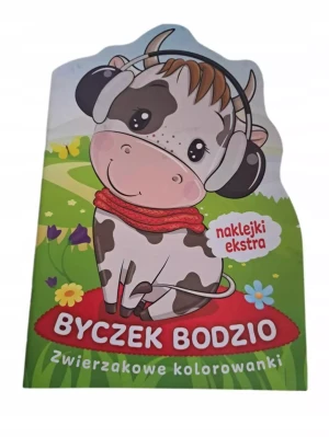 Zwierzakowe kolorowanki. Byczek Bodzio - praca zbiorowa - książka