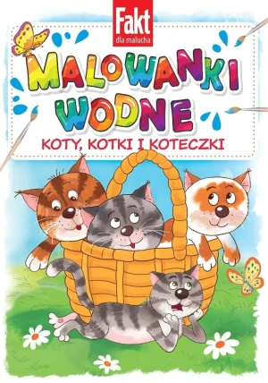 Koty, kotki i koteczki. Malowanki wodne - praca zbiorowa - książka