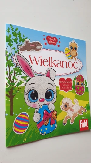 Naklejki iskierki z brokatem. Wielkanoc - praca zbiorowa - książka