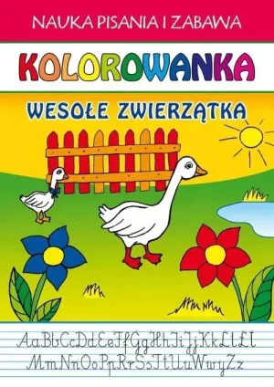 Kolorowanka. Wesołe zwierzątka - Beata Guzowska - książka
