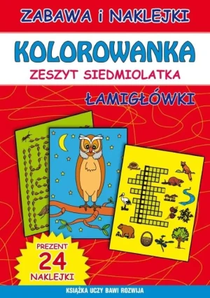 Kolorowanka. Zeszyt siedmiolatka - Marta Bindek - książka