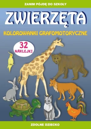 Zwierzęta. Kolorowanki grafomotoryczne - Tina Zakierska - książka