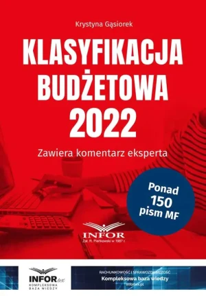 Klasyfikacja budżetowa 2022 - Krystyna Gąsiorek - książka
