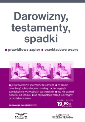 Darowizny, testamenty, spadki - Eliza Jamborska - książka