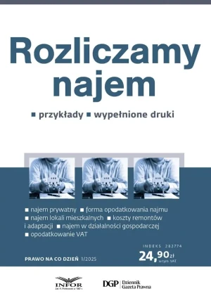 Rozliczamy najem. Prawo na co dzień 1/2025 - Kowalski Radosław - książka