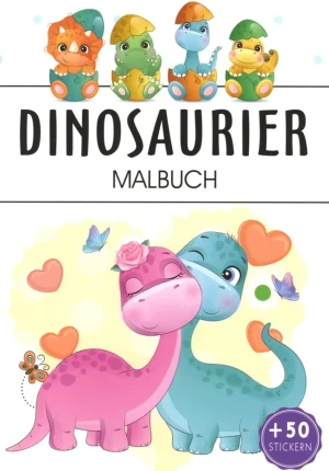 Dinosaurier. Kolorowanka - praca zbiorowa - książka
