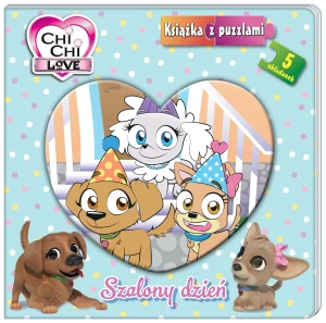 Szalony dzień. Chi chi love. Książka z puzzlami - Opracowanie zbiorowe - książka