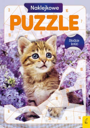 Słodkie kotki. Naklejkowe puzzle - Opracowanie zbiorowe - książka