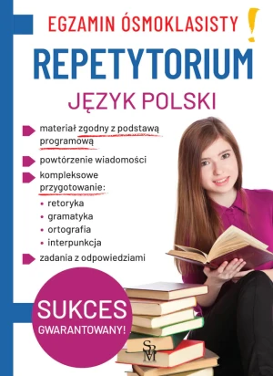 Egzamin ósmoklasisty. Język polski. Repetytorium - Kasjanowicz Lucyna - książka