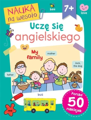 Nauka na wesoło. Uczę się angielskiego 7+ - Simon Abbott - książka