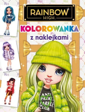 Rainbow High. Kolorowanka z naklejkami - praca zbiorowa - książka