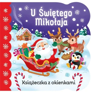 U Świętego Mikołaja. Książeczka z okienkami - Holly Berry-Byrd Francesco Zito - książka
