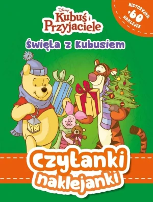 Święta z Kubusiem. Disney. Czytanki naklejanki - praca zbiorowa - książka